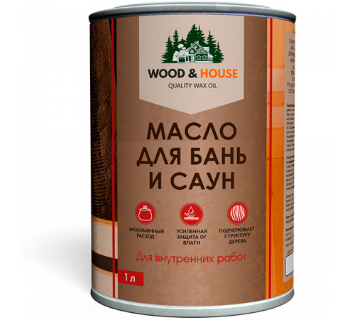 Приобрести МАСЛО ДЛЯ БАНЬ И САУН WOOD & HOUSE в Челябинске, Челябинская область